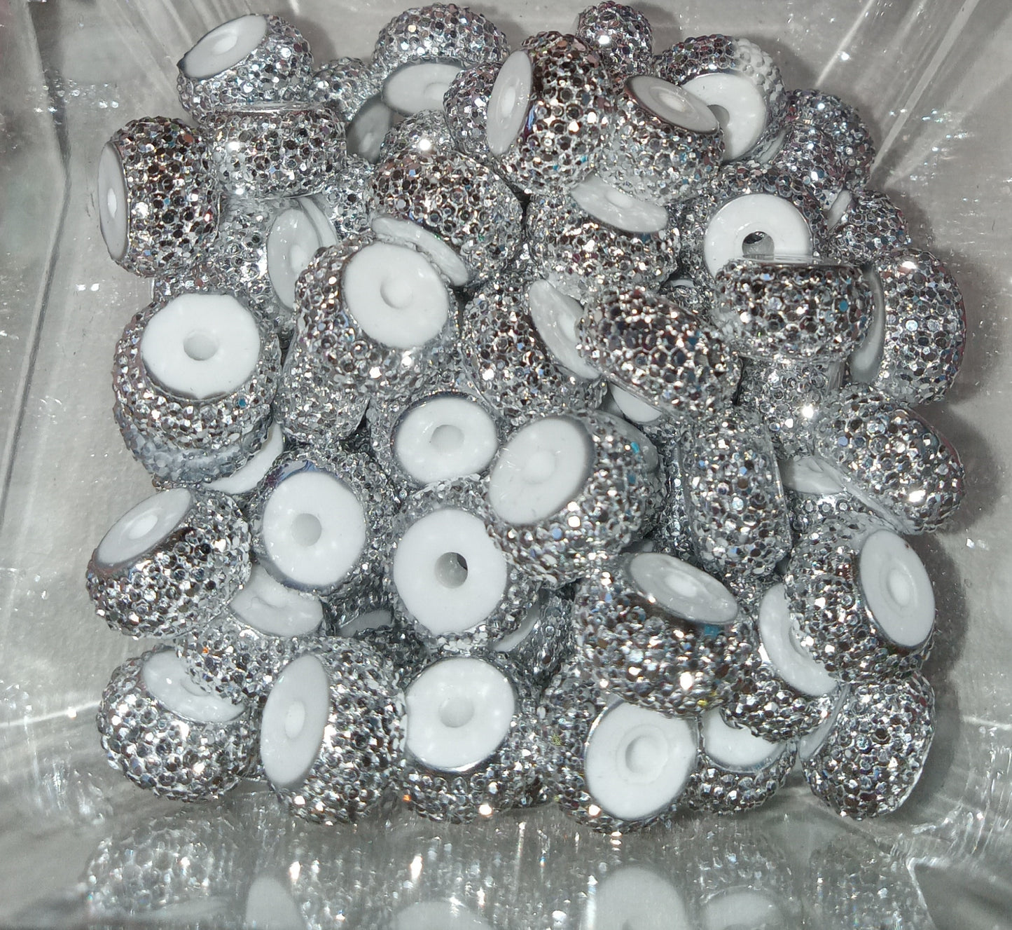 Rhinestone & Pearl Spacers