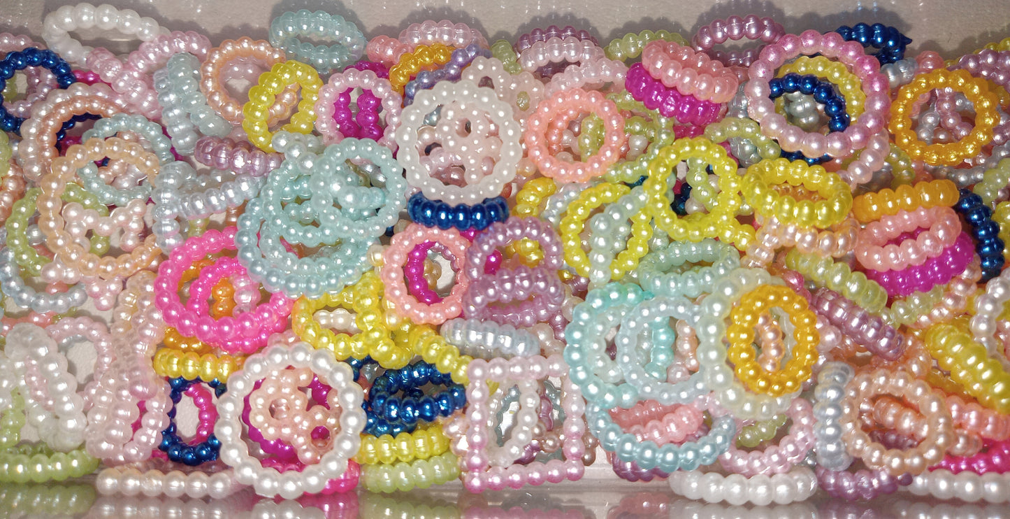 Rhinestone & Pearl Spacers