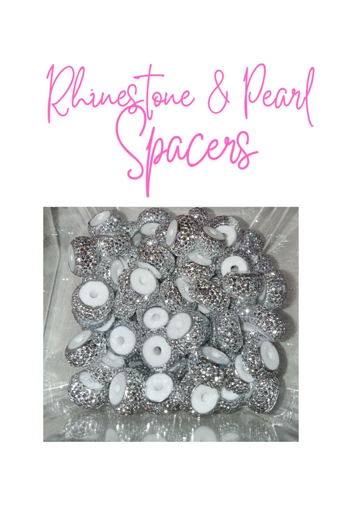 Rhinestone & Pearl Spacers